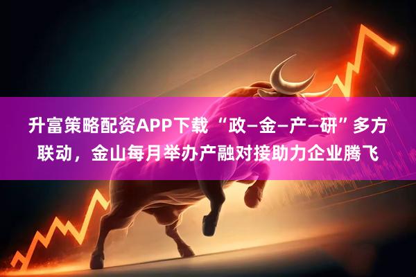 升富策略配资APP下载 “政—金—产—研”多方联动，金山每月举办产融对接助力企业腾飞