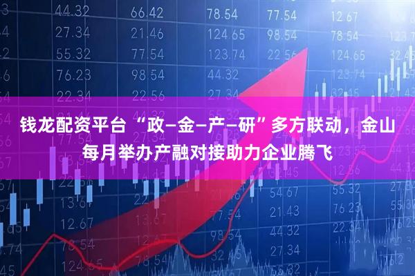 钱龙配资平台 “政—金—产—研”多方联动，金山每月举办产融对接助力企业腾飞