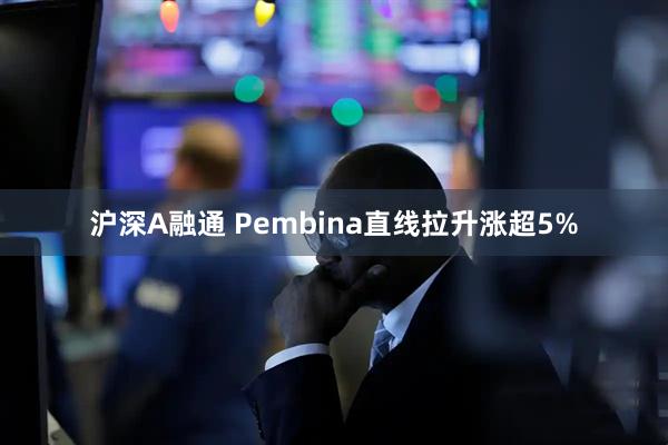 沪深A融通 Pembina直线拉升涨超5%