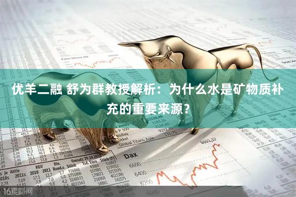 优羊二融 舒为群教授解析：为什么水是矿物质补充的重要来源？
