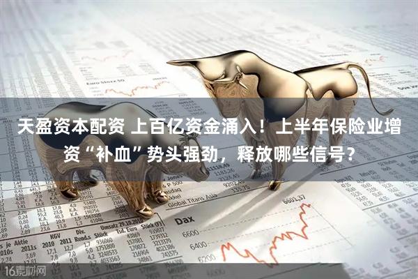 天盈资本配资 上百亿资金涌入！上半年保险业增资“补血”势头强劲，释放哪些信号？